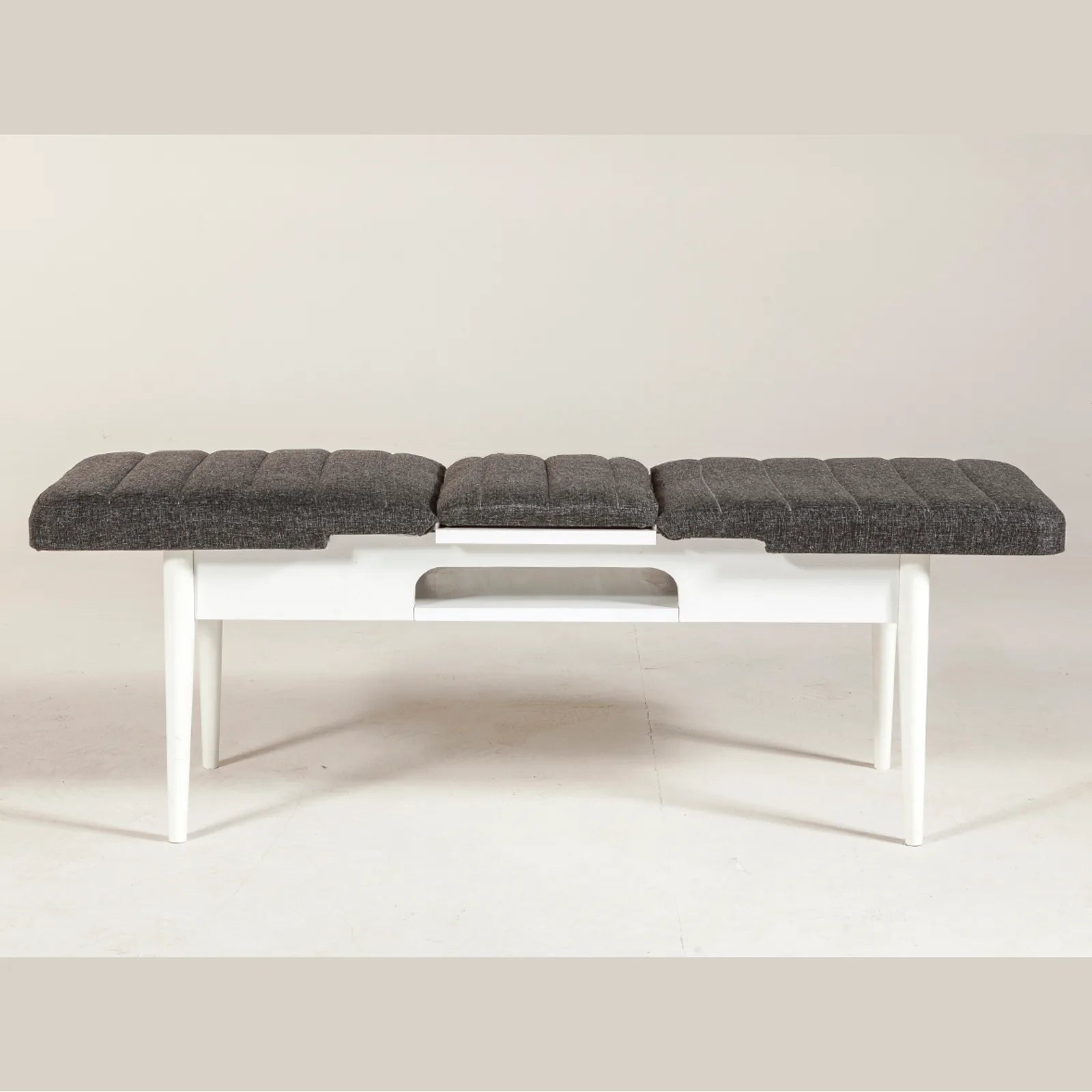 Sembol Bench Beyaz Antrasit