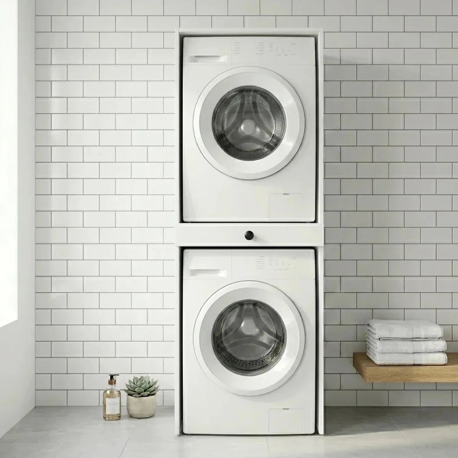 Aqua Çamaşır/Kurutma Makinesi Dolabı